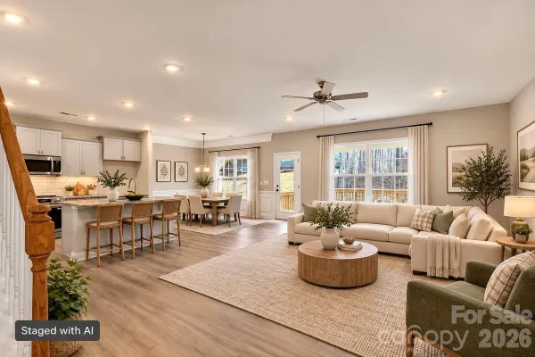 2911 Waterford Lane | Albemarle, NC 28001. Built by Adams Homes - Affordable NC Home 2604 Square Feet - Living Room