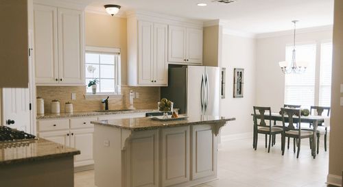 spacious kitchen in a new construction home in baton rouge