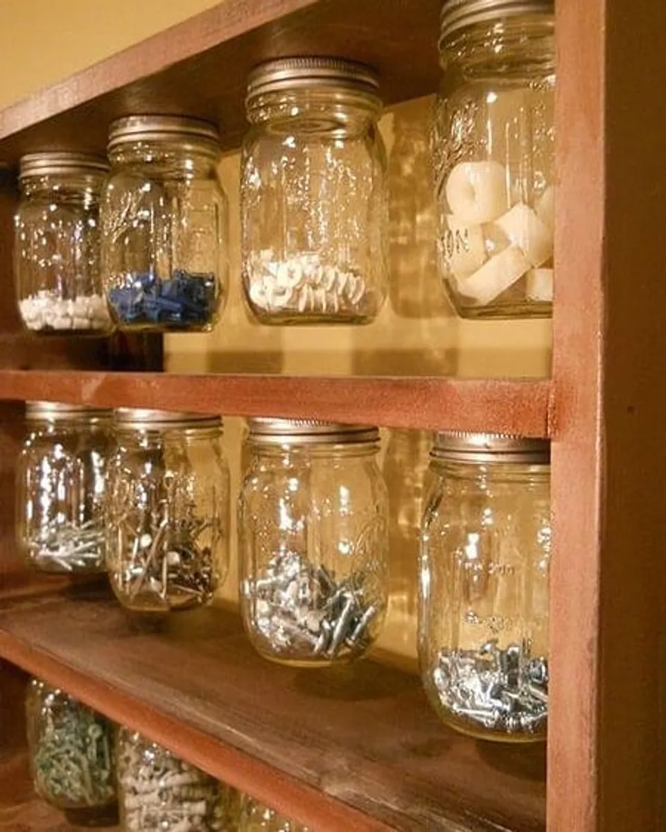 The Easiest Way to Organise Screws and Nails + Free Labels!