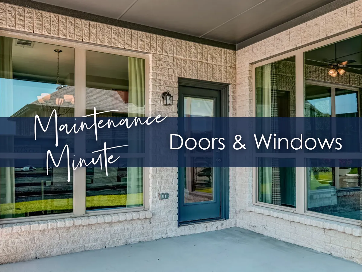 Maintenance Minutes: How to Check Your Exterior Doors and Windows for Wear and Tear