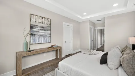 Bedroom with Console Table (Model Home)