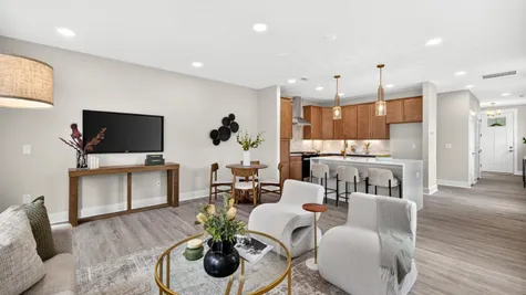 Open Concept Living Area (Model Home)