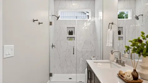 Primary Bath Walk-In Shower (Model Home)