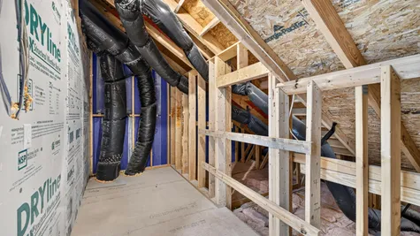 Attic HVAC Space (Model Home)