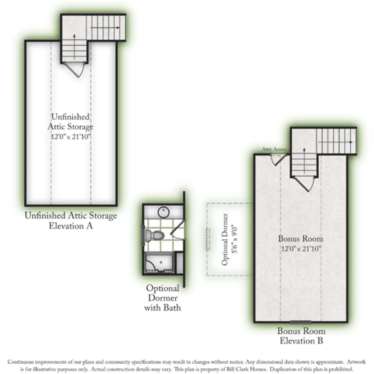 The Birkdale Unfinished Storage & Options