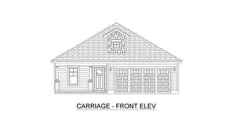 Carriage Elevation - Sand Dune