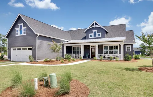 Craftsman-style ranch by Wilmington NC builders, Bill Clark