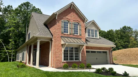 front exterior of a new home in glen allen va by boone homes