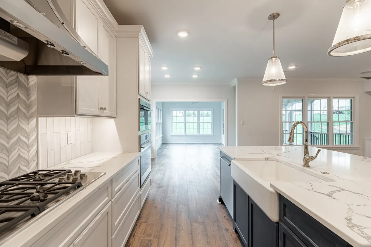 kitchen in a new home by boone homes