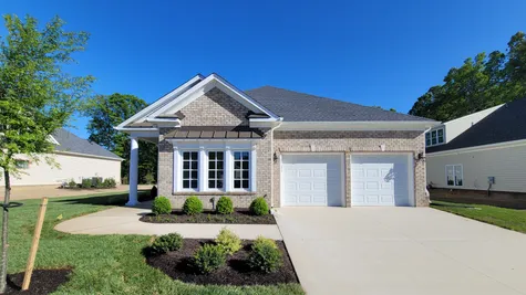 exterior of a new home in glen valley va by boone homes