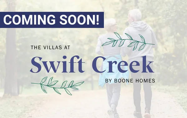 the villas at swift creek by boone homes coming soon