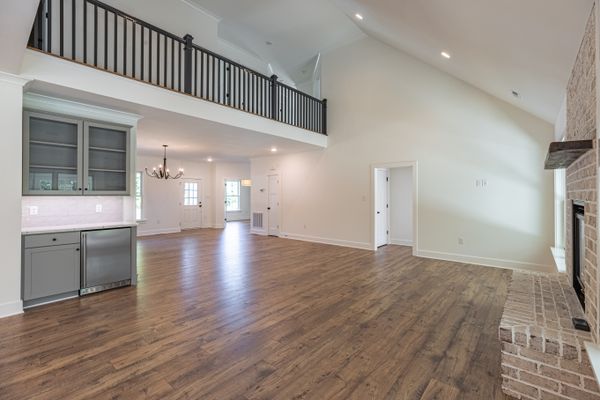 Two-story family room
