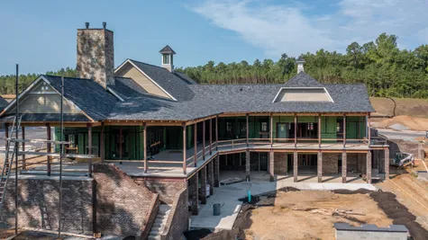 construction of the clubhouse at mosaic at west creek by boone homes