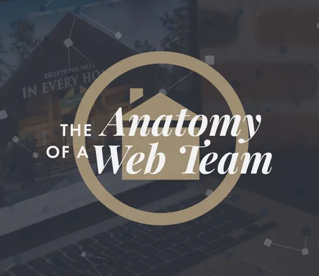 anatomy of a web team graphic