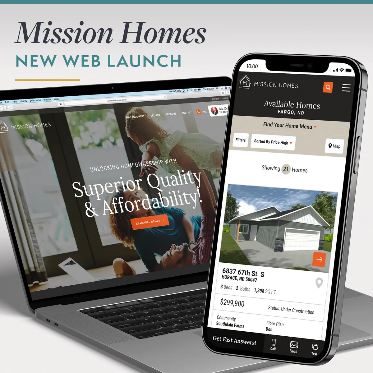New Website Launch: Mission Homes