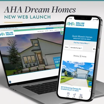 New Web Launch: AHA Dream Homes