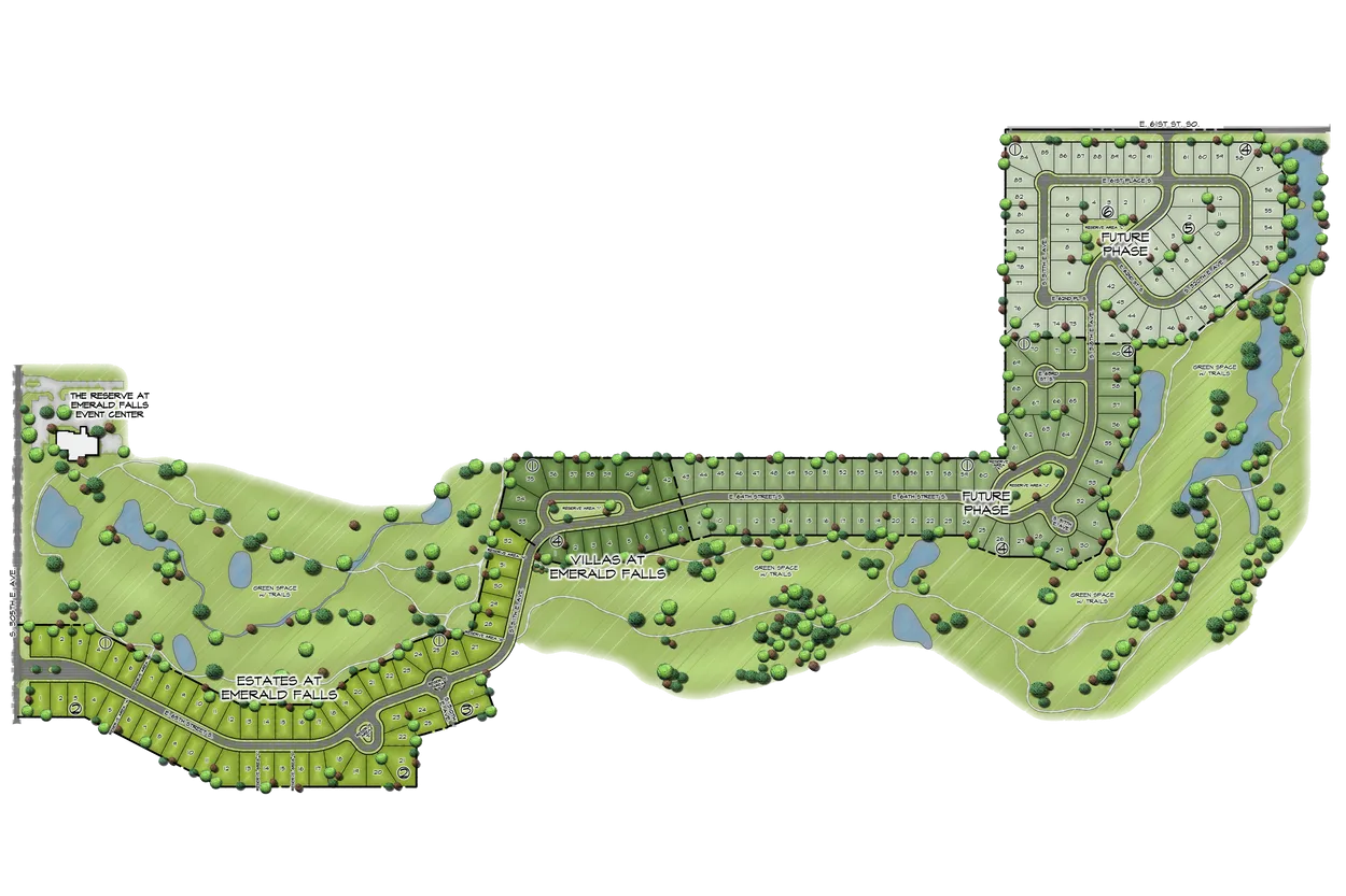 The Villas at Emerald Falls Site Plan