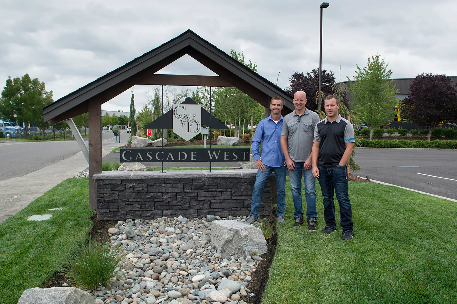 from Left to Right : Ron Wagner, Jason Stenersen and Brent Kalliainen from Cascade West Development