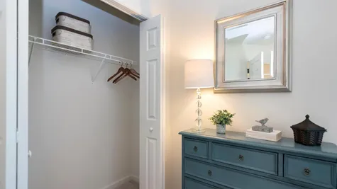 Hickory Model Bedroom Closet at Cooper Farm New Home Community in Oxford, PA