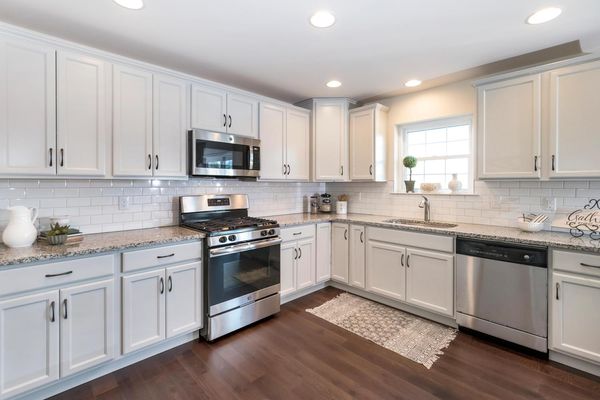 Hickory Model Kitchen at Cooper Farm New Home Community in Oxford, PA