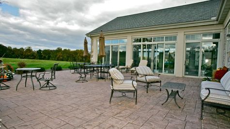 Clubhouse Patio at Honeycroft Village in Cochranville