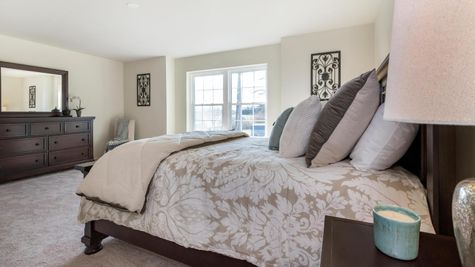 Hickory Model Master Bedroom at Cooper Farm New Home Community in Oxford, PA