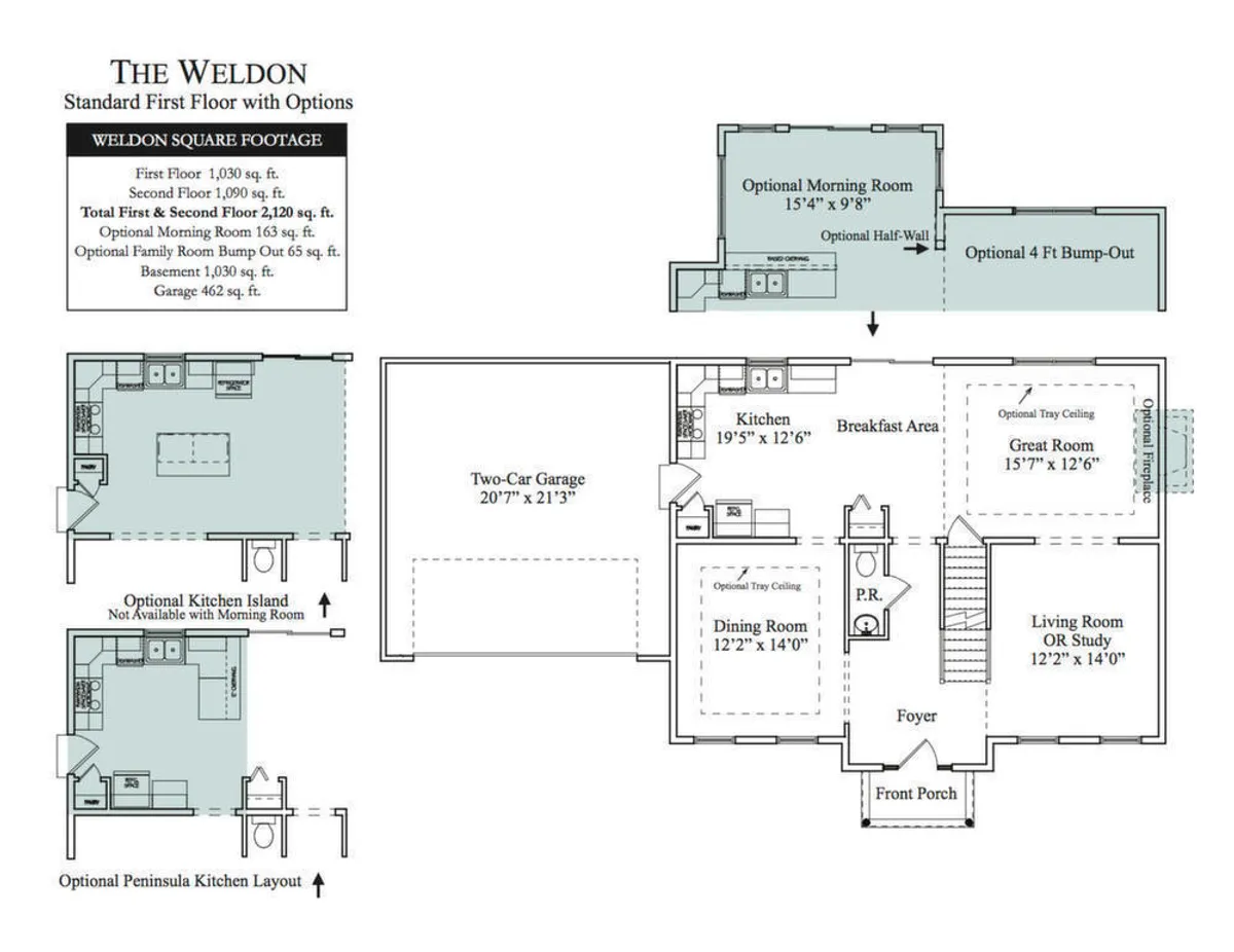 Weldon 1st Floor Plan