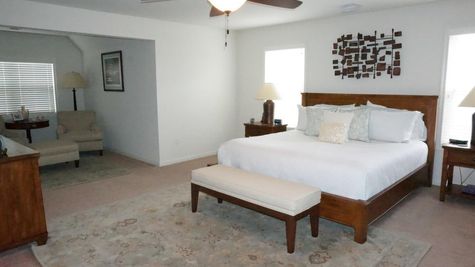 Master Bedroom with Sitting Area (similar home shown)
