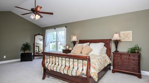 Master Bedroom with Neutral Paint Colors