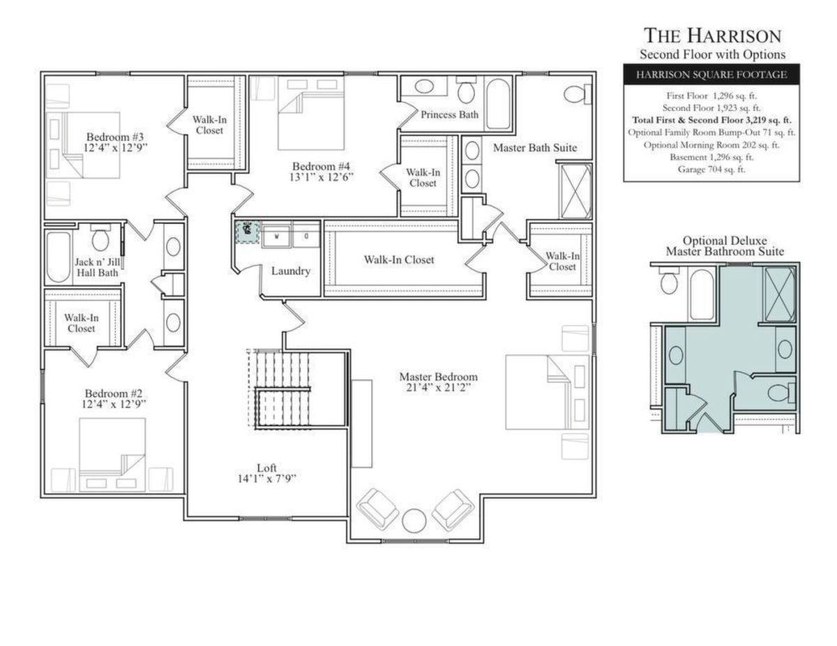 Harrison 2nd Floor Plan