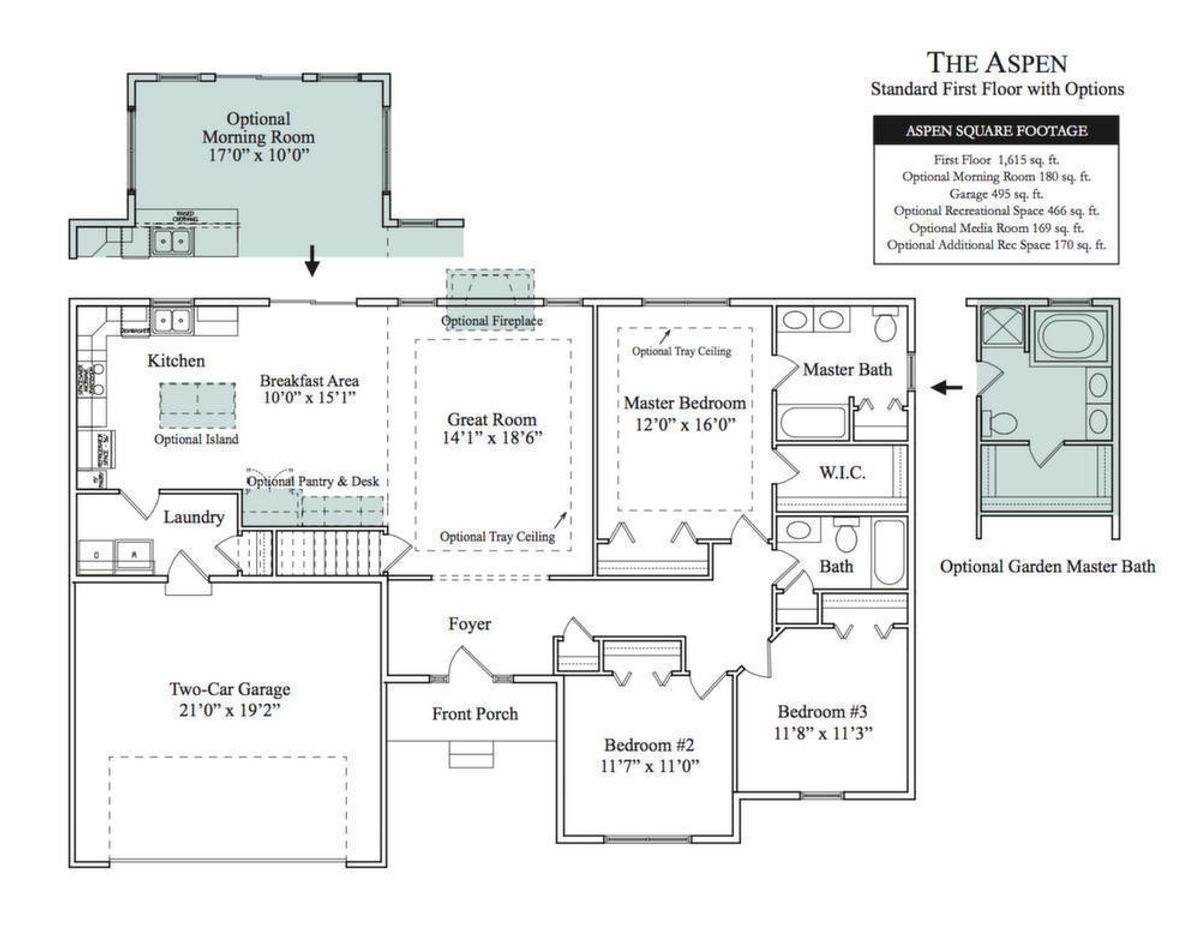 Aspen 1st Floor Plan