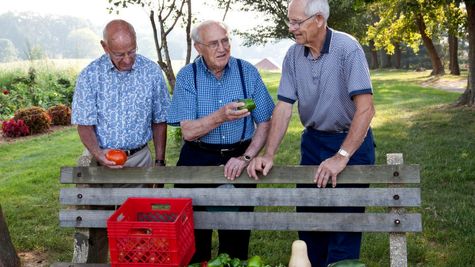 Three Amigos at Great Rock Retirement Community