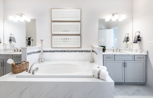 owners bath cornerstone homes bath tub