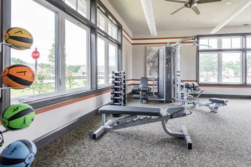 Barley Woods Fitness Center free weights 55+ Living