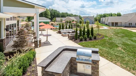 Barley Woods 55+ Clubhouse Patio Grill Amenity