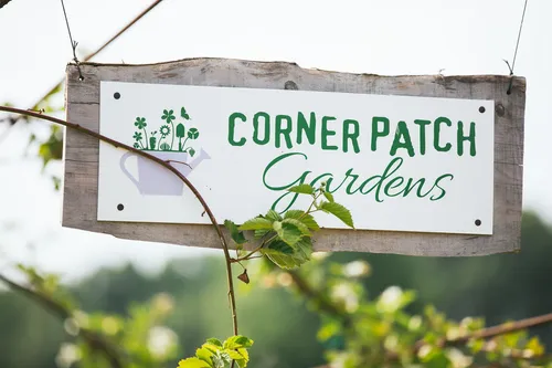 Corner Patch Gardens Sign Cornerstone Homes