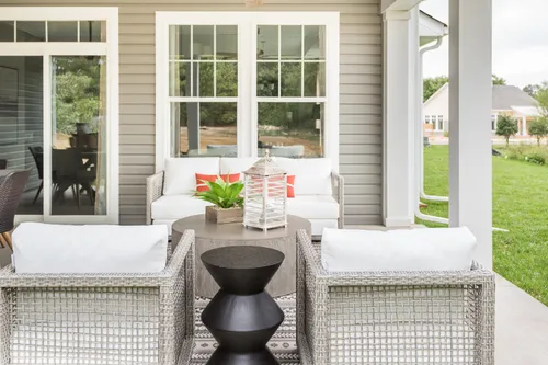 model home covered patio outdoor living