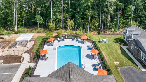 Villas at Ashlake Pool, Clubhouse, and Gardens 55+ Living Resort Style amenities