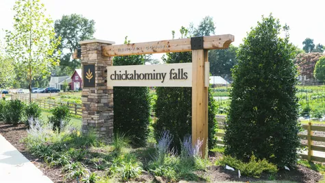Chickahominy Falls Entrance Monument