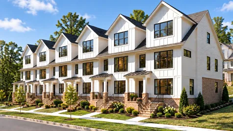 Front of Faris Park townhomes