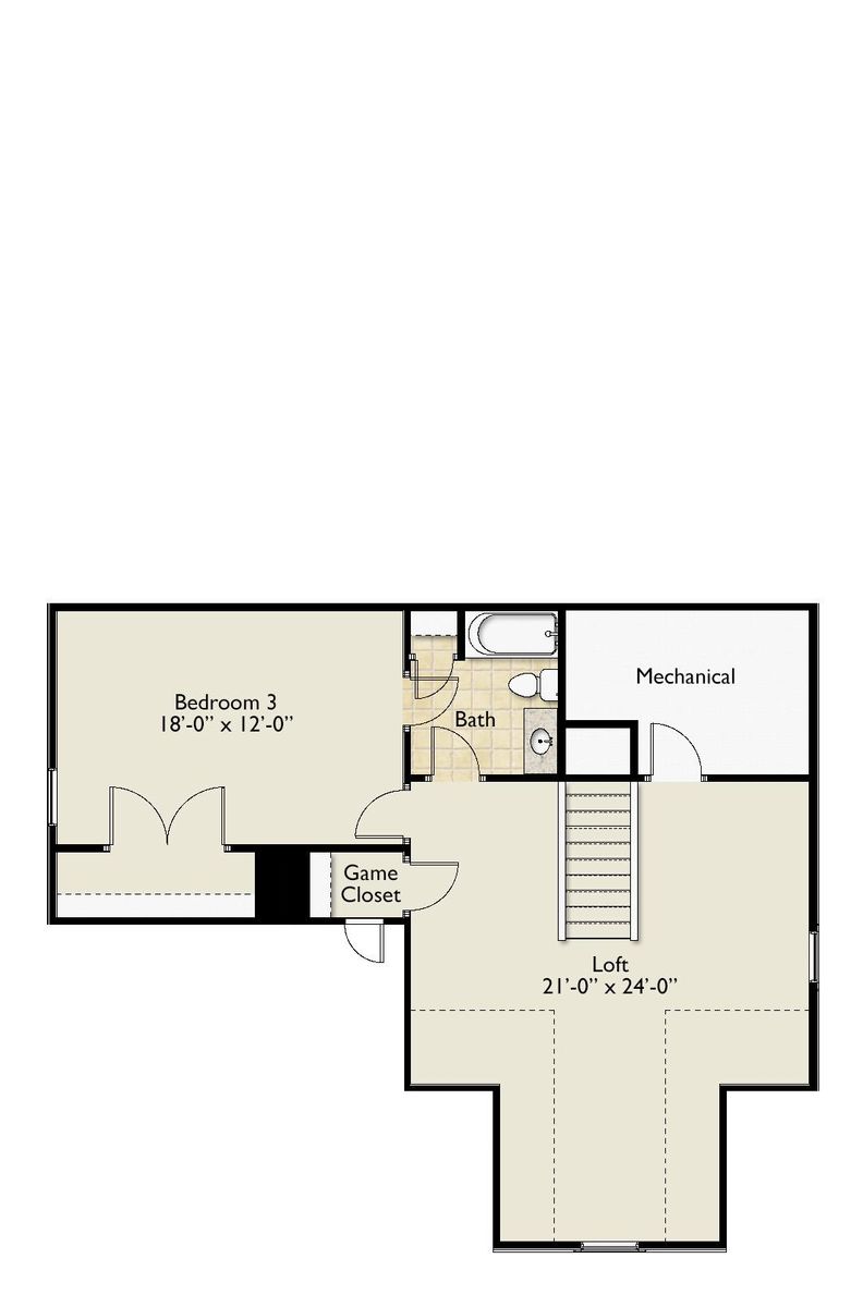 Kendal Second Floor Plan NEW