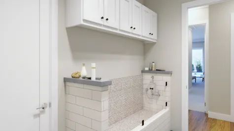 The Hailey | Plan 1 - Dog shower in laundry room