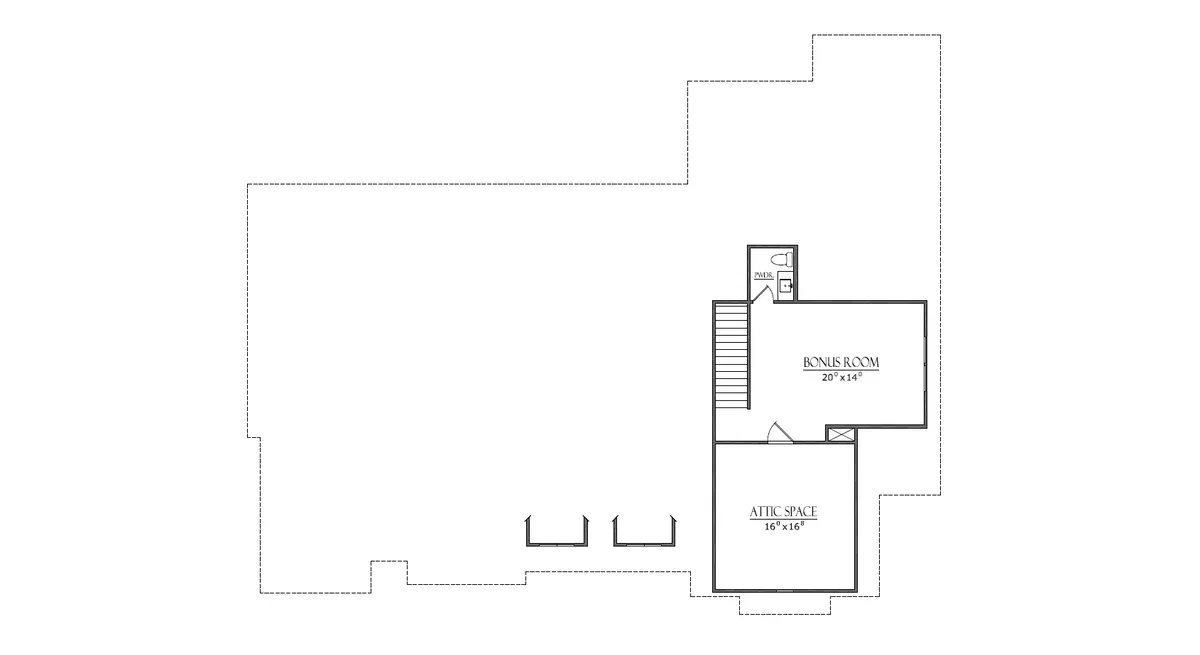The Braden Floor Plan Upper Level