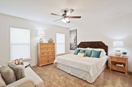 Grand Oaks - Model Home Master Bedroom - DSLD Homes - Narbonne III A - Gonzales, LA
