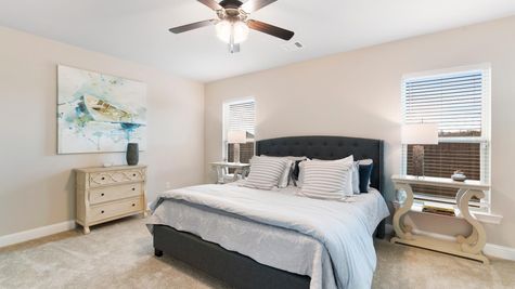 Briar's Cove - DSLD Homes - Azalea III A - Lafayette, LA - Model Home Master Bedroom