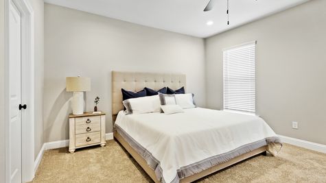 Model Home Master Bedroom - DSLD Homes in Bossier City - Willow Heights