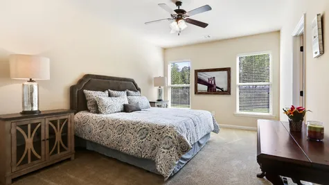 Natural Light- cream- Master Bedroom- Open Floor Plan- Model Home- Silver Hill- Community- Ponchatoula Louisiana- Hammond area- DSLD Homes