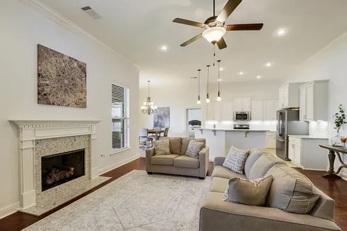 Spring Lakes - Model Home Living Room - DSLD Homes - Deacon IV A - Covington, LA
