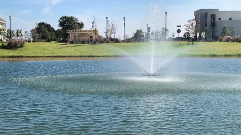 Community Pond - DSLD Homes - The Village at Morganfield in Lake Charles
