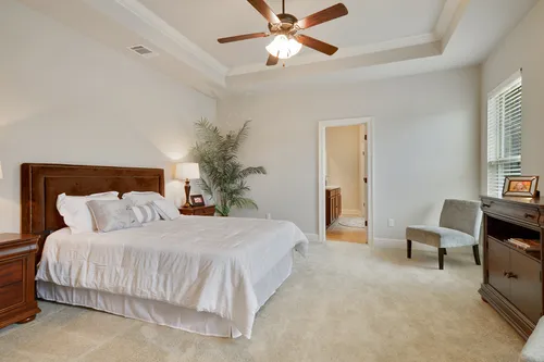 Woodland Manor - Model Home Master Bedroom - DSLD Homes - Reims IV C - Gonzales, LA